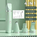 Tierpflegegerät Groomilo 4-in-1 | Quiet & Rechargeable | For Fur & Nails | White-Green