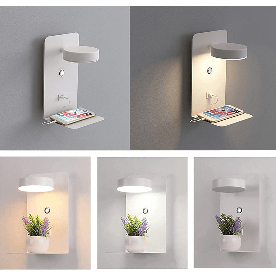 Night lamp with charger - BrightHub - 330° Rotatable - Charging station
