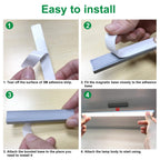 4-pack: Stick Anywhere LED Motion Sensor Light