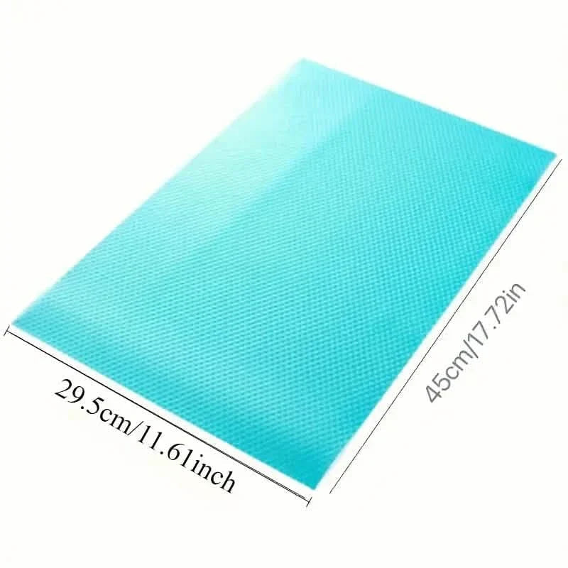 4-piece set: High-quality refrigerator mats - Customizable cabinet liners