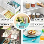 4-piece set: High-quality refrigerator mats - Customizable cabinet liners