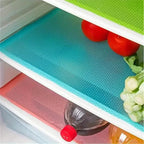 4-piece set: High-quality refrigerator mats - Customizable cabinet liners