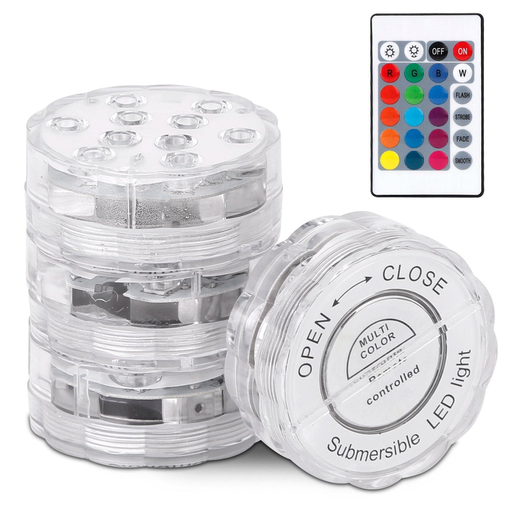 4-Piece: Underwater RGB LED Lights