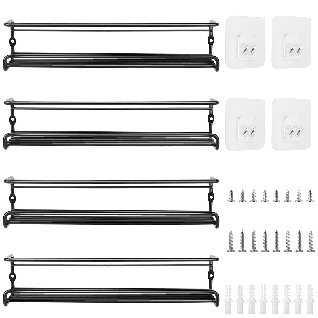 4-piece: Wall-mounted spice racks