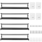 4-piece: Wall-mounted spice racks