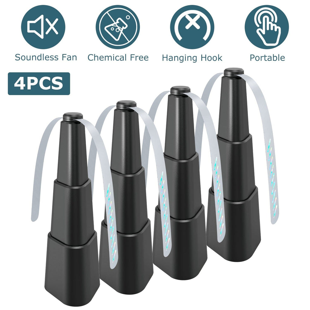 4-Piece: Fly Repellent Fan Table Battery Operated Insect Repellent