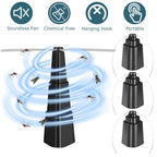 4-Piece: Fly Repellent Fan Table Battery Operated Insect Repellent