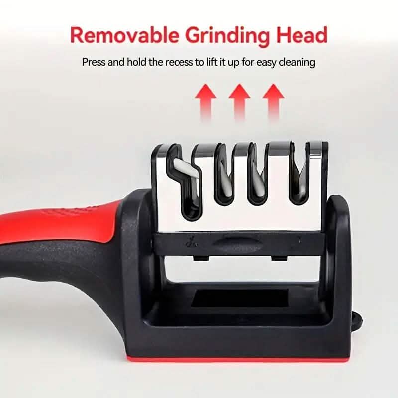 4 Stage Professional Kitchen Knife Sharpener Tool