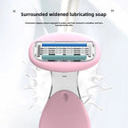 4-blade compact razor with storage box | Smooth skin on the go & at home