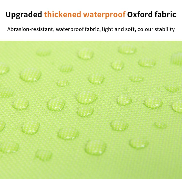 Foldable green shopping bag