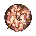 LED Wall Light Industrial Restaurant Flower Wall Mounted Fixture with Wheel Metal Shade in Black, 12.5"/19"/23" Diameter