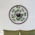 Rust Wheel Wall Light Industrial Metal 1 Bulb Restaurant LED Plants Wall Mount Lamp, 12.5"/18"/21.5" Diameter