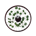 Rust Wheel Wall Light Industrial Metal 1 Bulb Restaurant LED Plants Wall Mount Lamp, 12.5"/18"/21.5" Diameter
