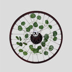 Rust Wheel Wall Light Industrial Metal 1 Bulb Restaurant LED Plants Wall Mount Lamp, 12.5"/18"/21.5" Diameter