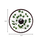 Rust Wheel Wall Light Industrial Metal 1 Bulb Restaurant LED Plants Wall Mount Lamp, 12.5"/18"/21.5" Diameter
