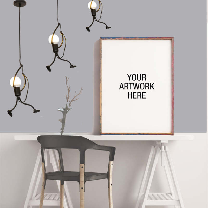 Retro Iron Man Pendant Light