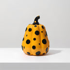 Polka Dot Resin Pumpkin Decor | Glossy Fall Ornament Set | Durable Sculpted Finish | PumpkinCharm
