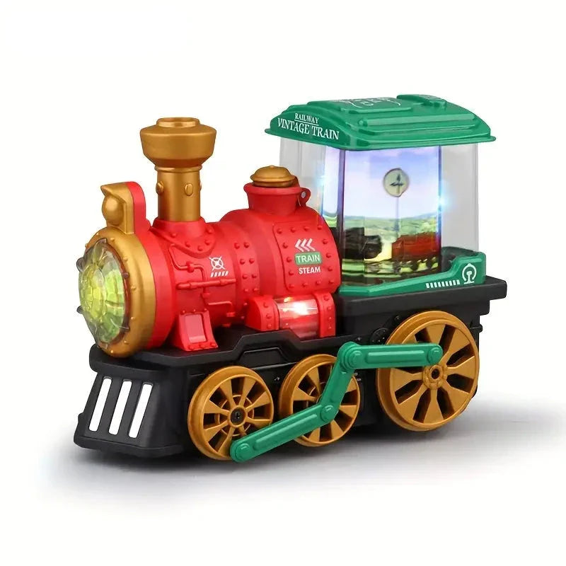 Intelligent Children's Steam Locomotive with Real Steam
