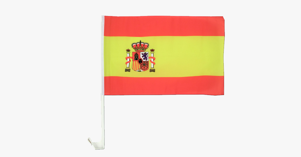 Spanish Flag Car Window Pole Decoration – Be all Spanish with your patriotic self!
