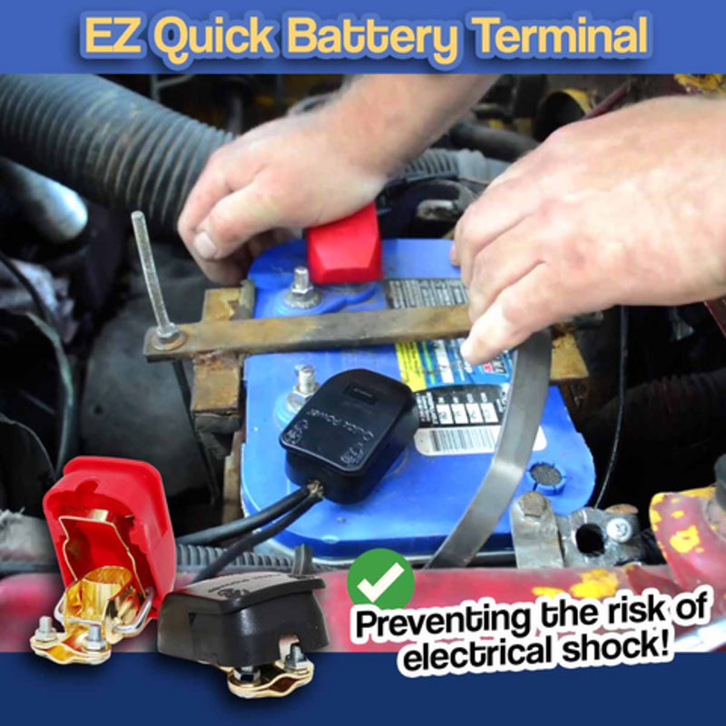 2 quick-release rod clamps for car rods