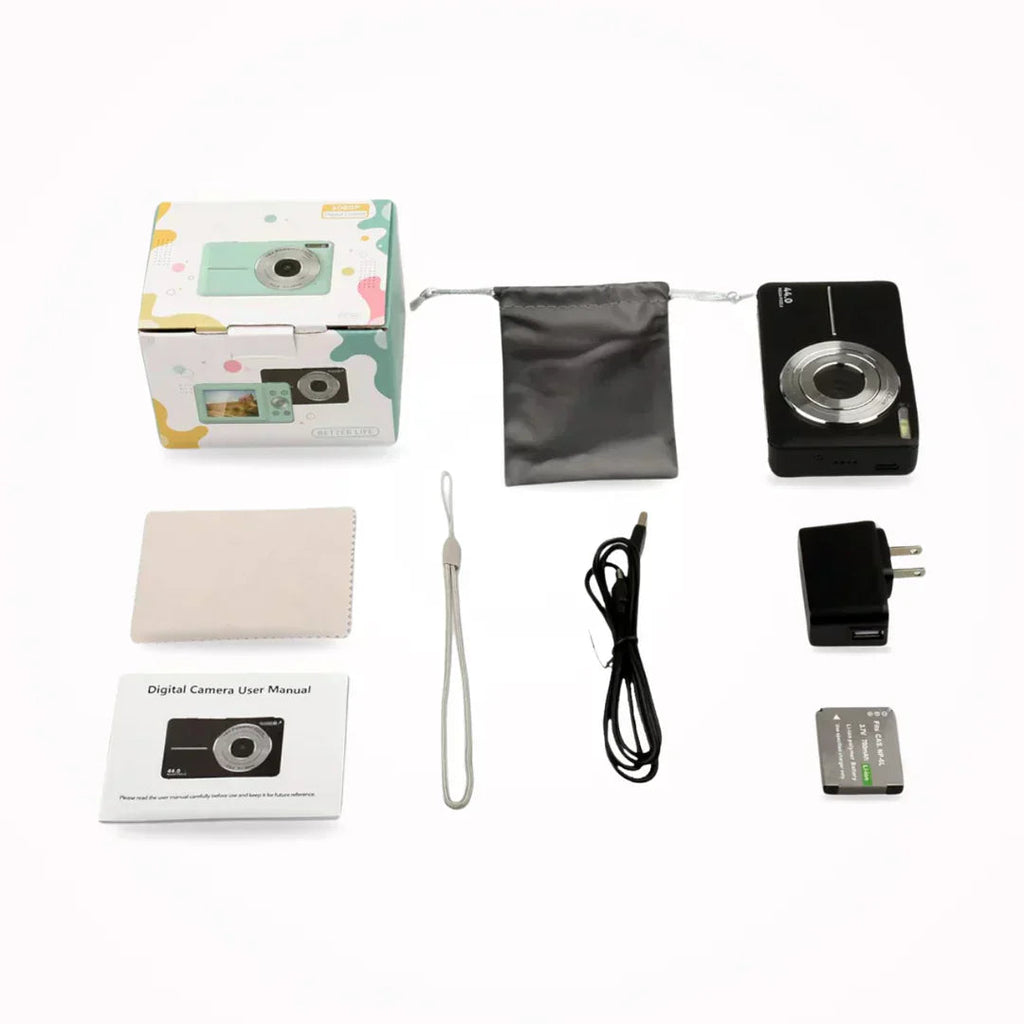 Vintage Digital Camera – Snapora | Retro Style Compact Camera with 1080p HD