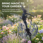 Dancing Fairy Statue Steel - FairyDancer