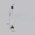 Modern silver-plated pendant light – Stylish lighting for dining room or kitchen