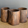 Handmade Wooden Pen Holder – Unique and Natural Look