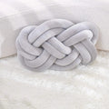 Decorative Cushion | Knotted Geometric Design | Washable Polyester | 40×30 cm