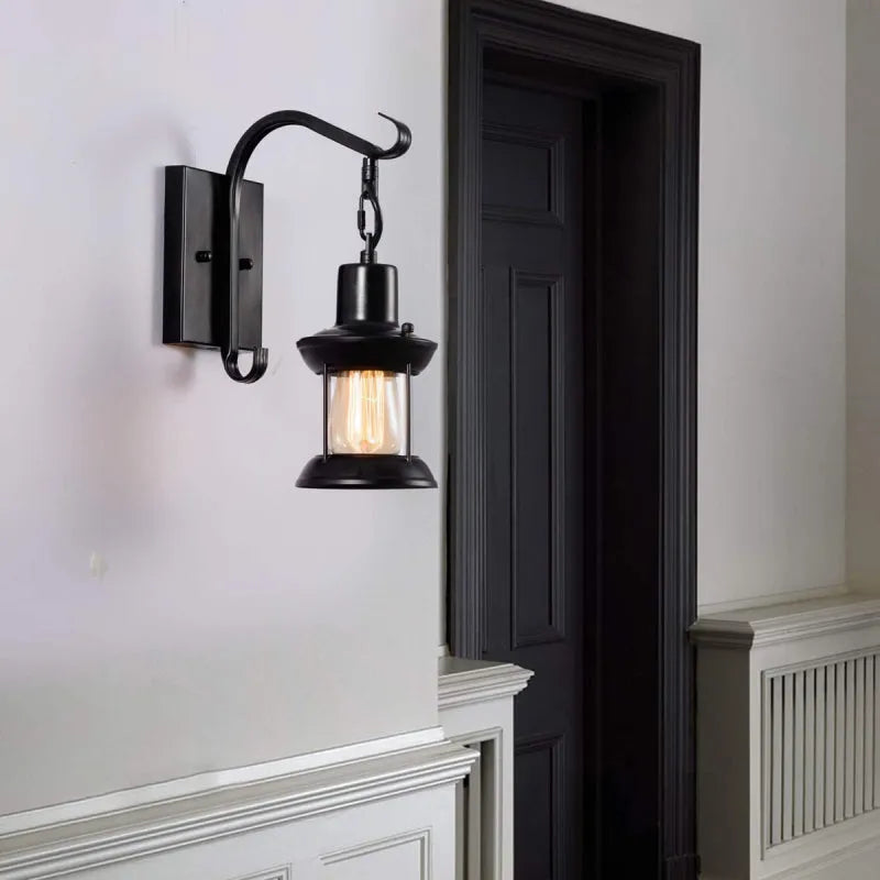 Wall light vintage metal industrial sconce