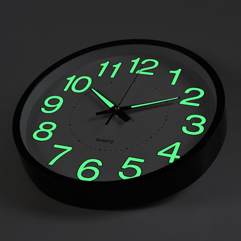 Silent LED Wall Clock 12" for Classroom