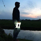 Solar lamp in transparent bag – Energy-saving LED lamp for garden and outdoor use