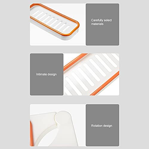 Bathroom 180° Rotatable Corner Punch-Free Rack