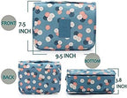 TravelEase – Water-Resistant Travel Toiletry Bag with Hanging Hook