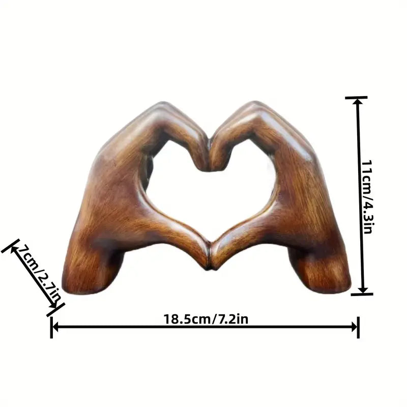Lovenest Elegant Resin Sculpture - Symbol of Love and Devotion