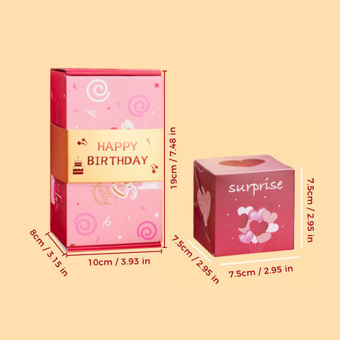 Pop-Up Gift Box | Surprise Box with Jumping Dice | Perfect for Birthday, Wedding & Christmas