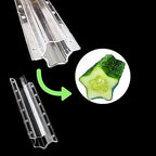 Star shape vegetable mold for cucumbers – Creative mold rail for fruits and vegetables