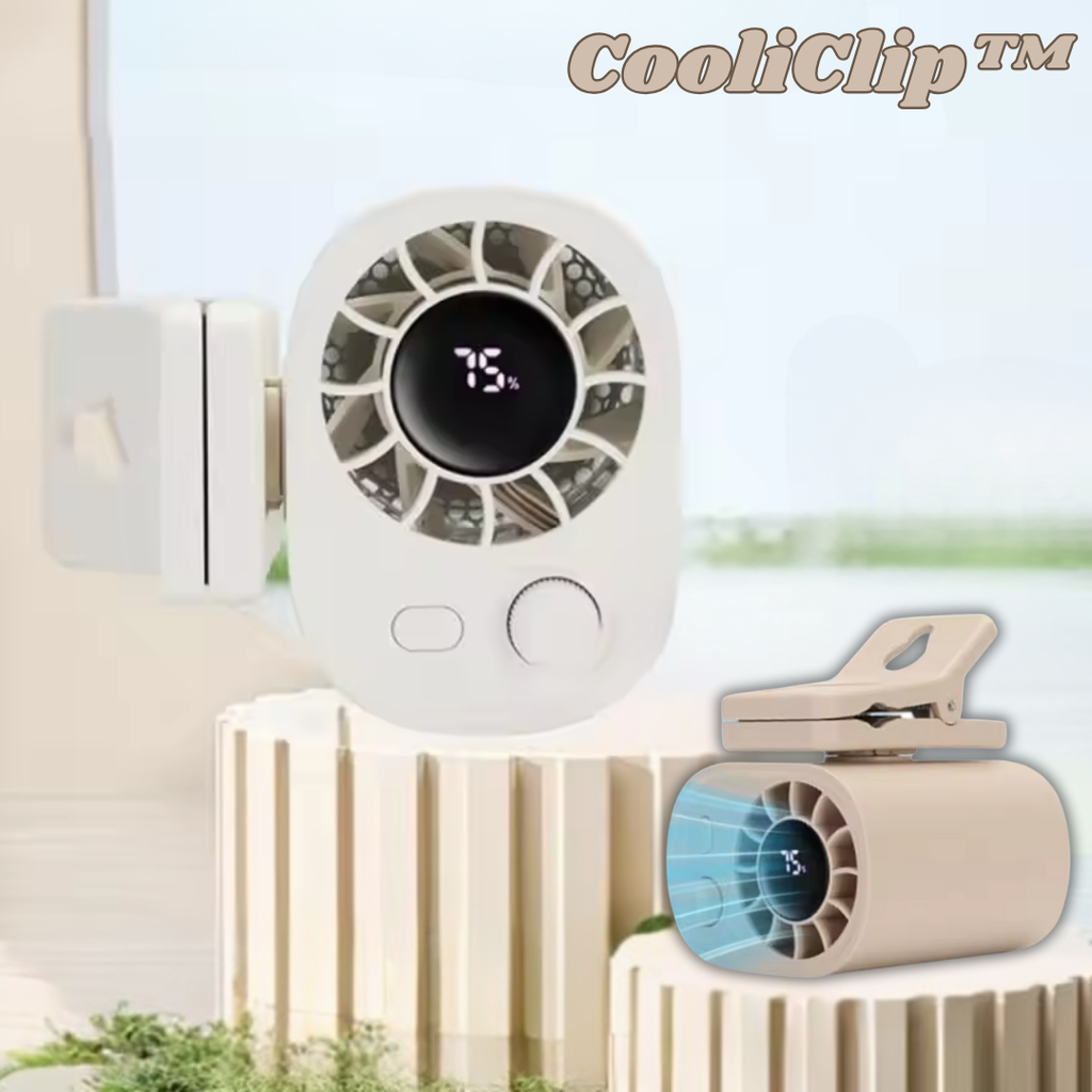 CooliClip Cooling accessory | Always and everywhere cool with this handy clip!