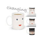 Morning Smiley Magic Heat Sensitive Color Changing Ceramic Coffee Mug