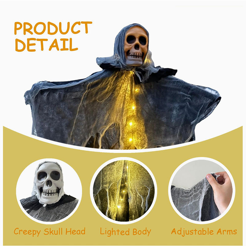 Halloween Hanging Decoration – Ghost 85cm in Various Colors