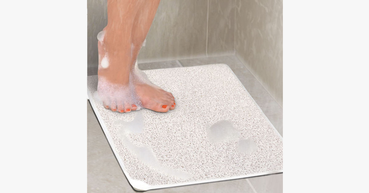 Non-slip bathroom shower mat