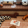 Brown Retro Carpet