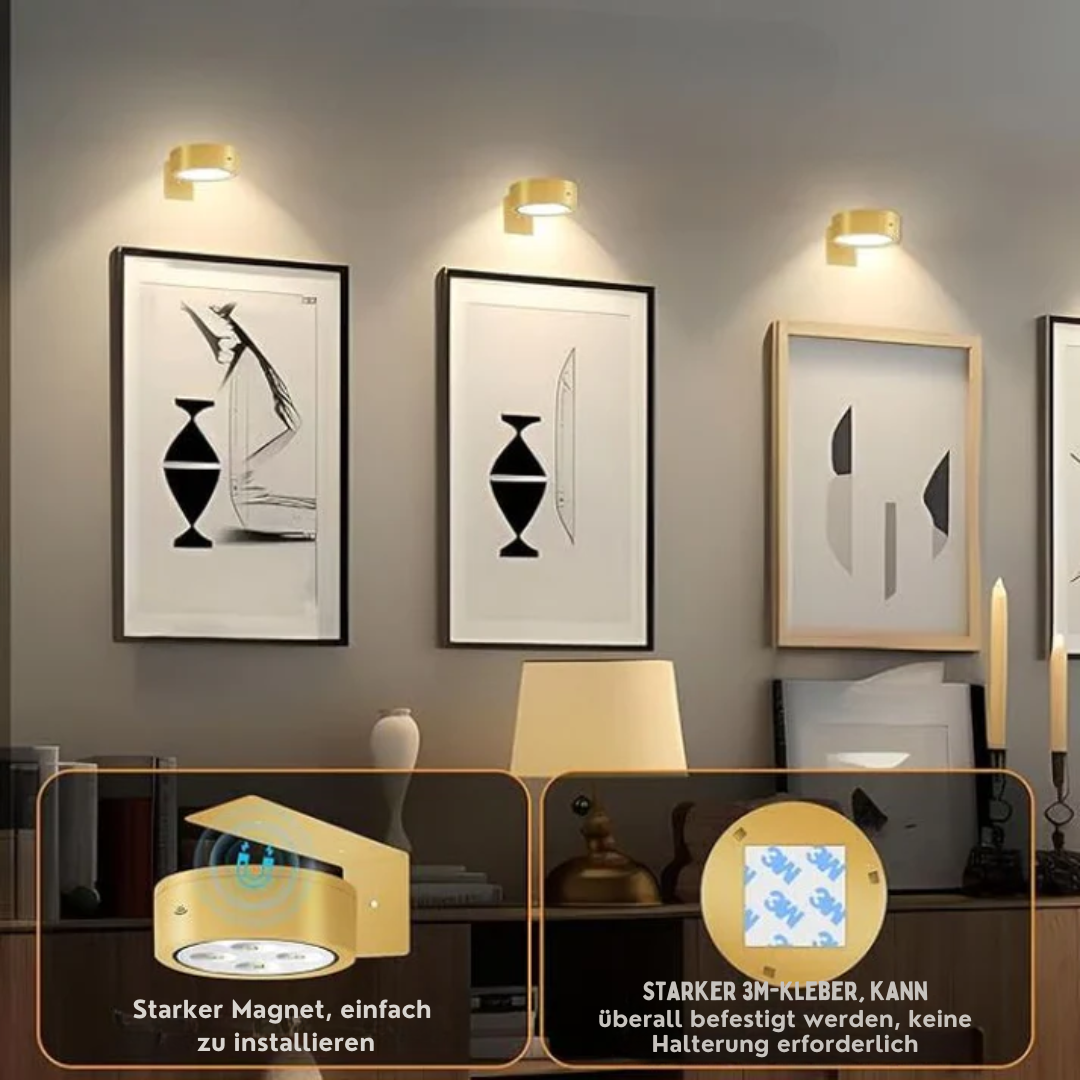 Wireless LED Picture Light – Perfectly Showcases Your Art