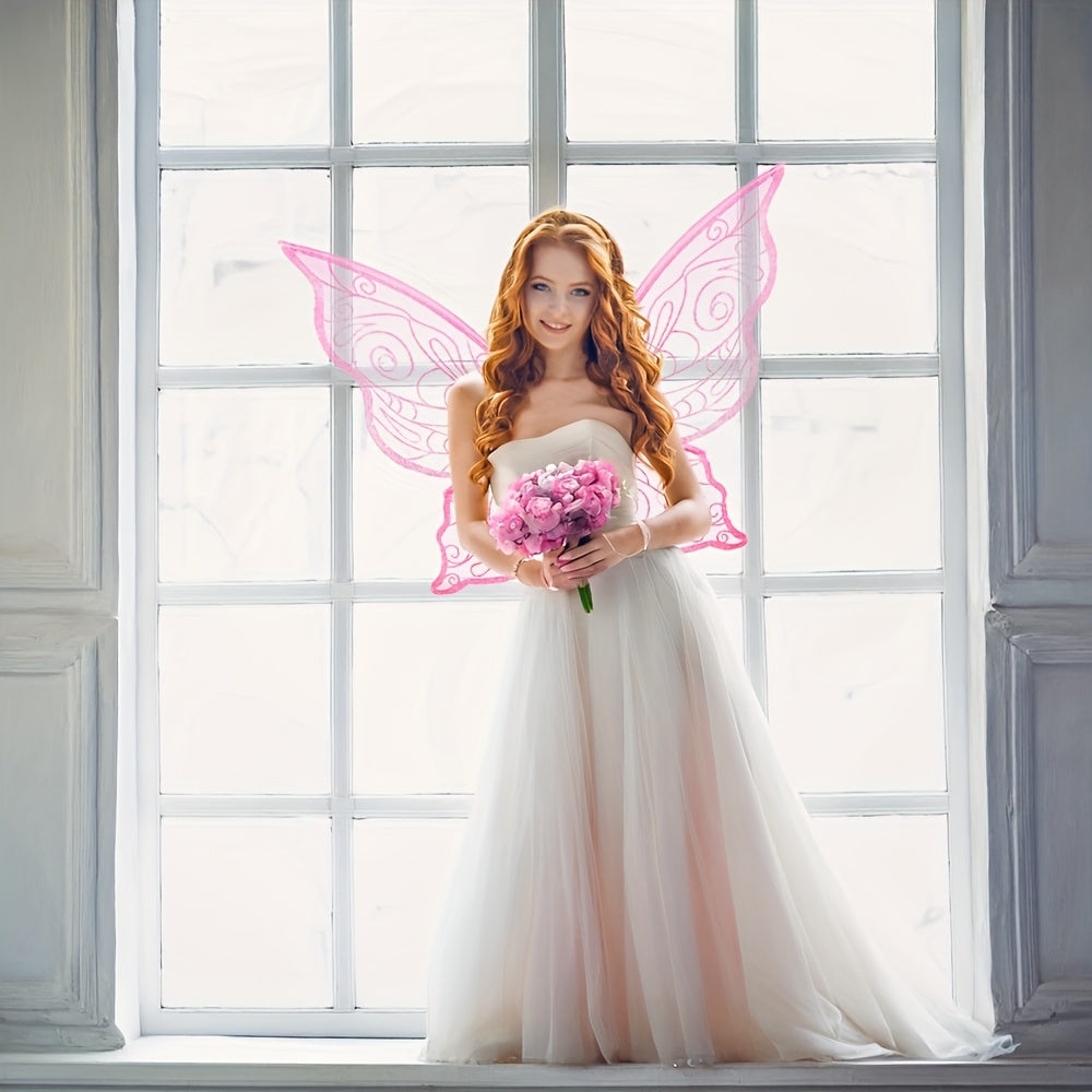 Girls Magical Halloween Fairy Costume Set | Wings Wand Ears