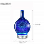 3D Fireworks Air Humidifier Essential Oil Diffuser
