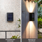 LED Solar Wall Light Deluxe | Wireless Outdoor Lighting