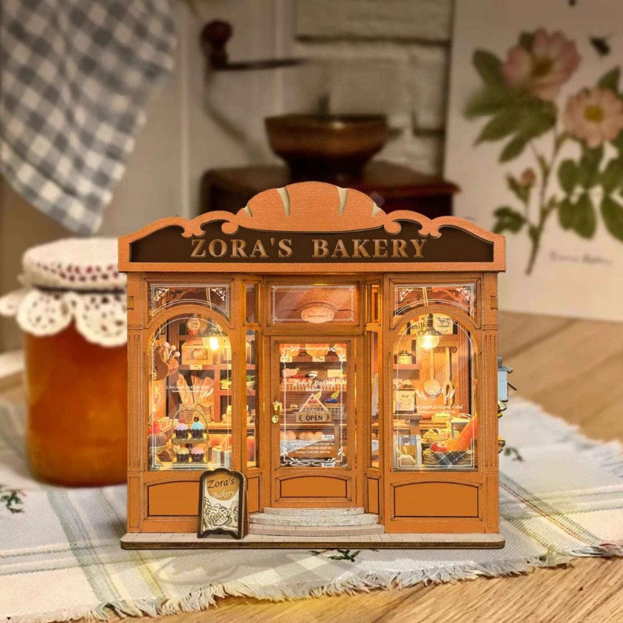 Zora’s Bakery DIY Mini House Kit l DIY Miniature Kit