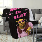 Born to Slay – Anime Flannel Blanket for Fans