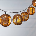 SolarGlow – Rattan Fairy Light String with Magical Lighting