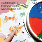 Funny finger painting game